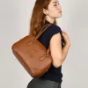 Bosanova Sacs Porté Épaule | Petits Sacs | Sac bandoulière en cuir avec poignées tubulaires