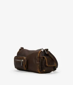 Bosanova Sacs À Bandoulière | Sac bandoulière en cuir avec poches et fermeture éclair