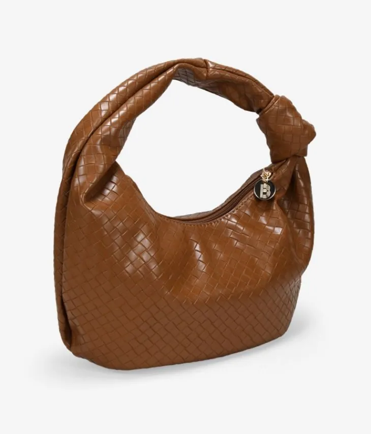 Bosanova Sacs Porté Épaule | Petits Sacs | Sac bandoulière en cuir tressé avec noeud