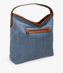 Bosanova Sacs Porté Épaule | Sac bandoulière en jean avec fermeture éclair