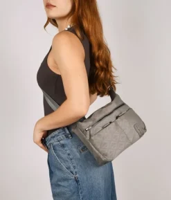 Bosanova Sacs À Bandoulière | Sac bandoulière en nylon vison avec poches