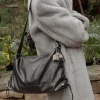 Bosanova Sacs Porté Épaule | Sac bandoulière en plomb avec fronces et fermeture éclair