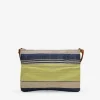 Bosanova Sacs À Bandoulière | Sacs Raphia Et Crochet | Sac bandoulière en raphia bleu avec fermeture éclair
