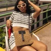 Bosanova Sacs À Bandoulière | Sacs Raphia Et Crochet | Sac bandoulière en raphia beige à rabat