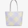 Bosanova Sacs Porté Épaule | Sac bandoulière en raphia lilas