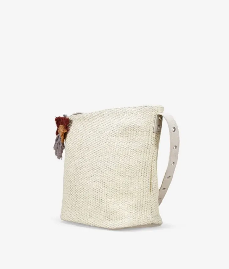 Bosanova Sacs Raphia Et Crochet | Sacs À Bandoulière | Sac bandoulière en raphia beige
