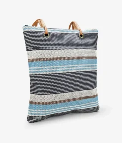 Bosanova Sacs Shopper | Sacs Raphia Et Crochet | Sac bandoulière en raphia bleu