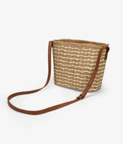 Bosanova Sacs À Bandoulière | Sacs Raphia Et Crochet | Sac bandoulière en raphia bicolore