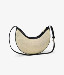 Bosanova Sacs Raphia Et Crochet | Sacs Porté Épaule | Sac bandoulière en raphia beige