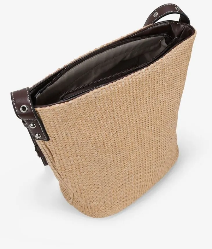 Bosanova Sacs À Bandoulière | Sacs Raphia Et Crochet | Sac bandoulière en raphia beige