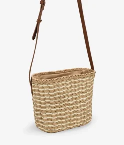 Bosanova Sacs À Bandoulière | Sacs Raphia Et Crochet | Sac bandoulière en raphia bicolore
