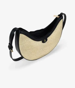 Bosanova Sacs Raphia Et Crochet | Sacs Porté Épaule | Sac bandoulière en raphia beige