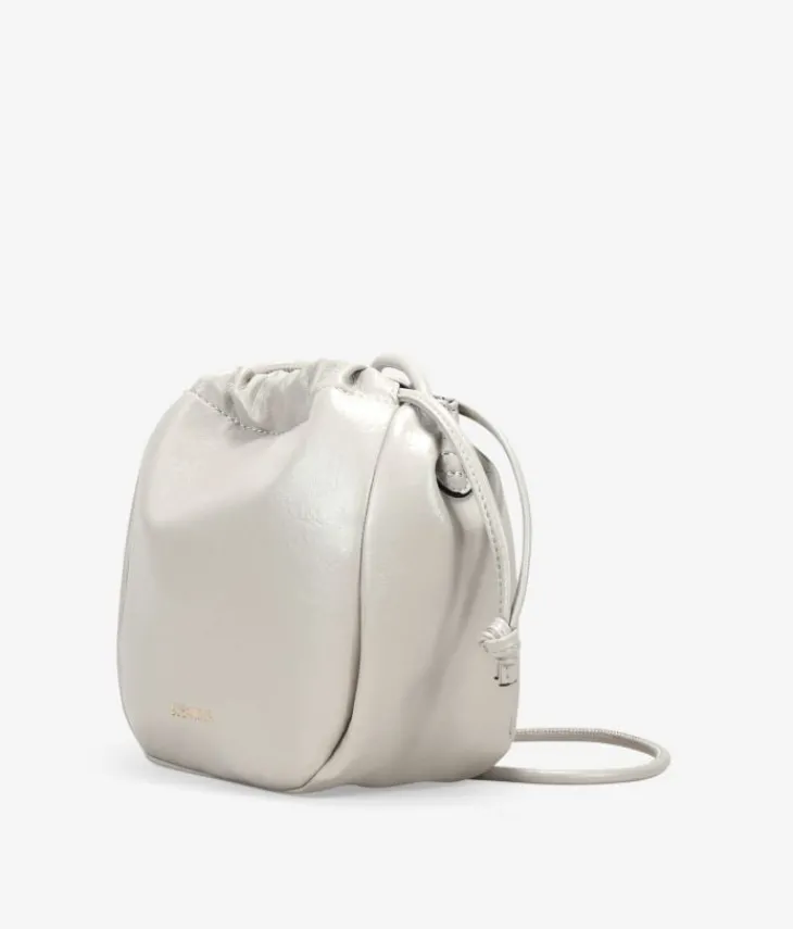 Bosanova Sacs À Bandoulière | Petits Sacs | Sac bandoulière gris avec fermeture froncée