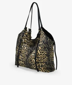 Bosanova Sacs Shopper | Sacs Porté Épaule | Sac bandoulière léopard avec boucles en métal