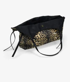 Bosanova Sacs Shopper | Sacs Porté Épaule | Sac bandoulière léopard avec boucles en métal