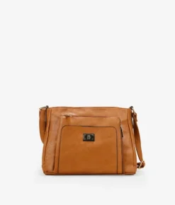 Bosanova Sacs À Bandoulière | Sac bandoulière marron à rabat