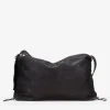 Bosanova Sacs Porté Épaule | Sac bandoulière marron avec fronces et fermeture éclair