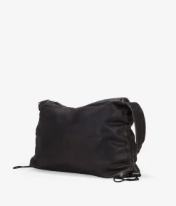 Bosanova Sacs Porté Épaule | Sac bandoulière marron avec fronces et fermeture éclair