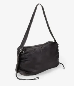 Bosanova Sacs Porté Épaule | Sac bandoulière marron avec fronces et fermeture éclair