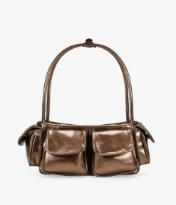 Bosanova Sacs Porté Épaule | Petits Sacs | Sac bandoulière multipoches bronze