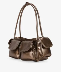 Bosanova Sacs Porté Épaule | Petits Sacs | Sac bandoulière multipoches bronze