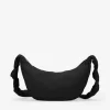 Bosanova Petits Sacs | Sacs À Bandoulière | Sac bandoulière noir arrondi avec fermeture éclair