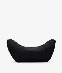 Bosanova Sacs À Bandoulière | Sac bandoulière noir arrondi avec fermeture éclair