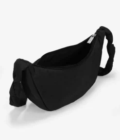Bosanova Petits Sacs | Sacs À Bandoulière | Sac bandoulière noir arrondi avec fermeture éclair