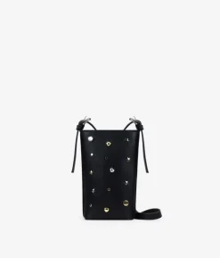 Bosanova Sacs À Bandoulière | Petits Sacs | Sac bandoulière noir avec applications métalliques