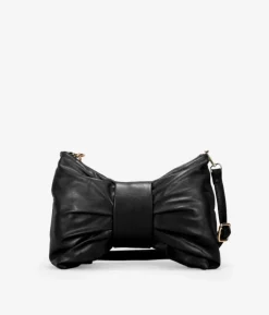 Bosanova Sacs À Bandoulière | Sac Minaudières | Sac bandoulière noir avec noeud