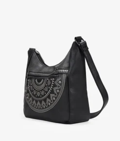 Bosanova Sacs À Bandoulière | Sac bandoulière noir avec broderie