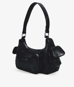 Bosanova Sacs Porté Épaule | Petits Sacs | Sac bandoulière noir avec poches