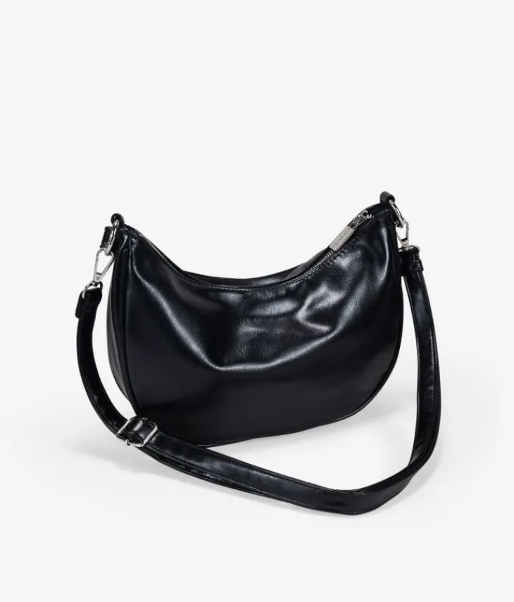 Bosanova Sacs Porté Épaule | Sacs À Bandoulière | Sac bandoulière noir avec fermetures éclair