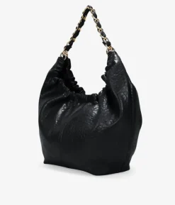 Bosanova Sacs Shopper | Sacs Porté Épaule | Sac bandoulière noir avec chaîne