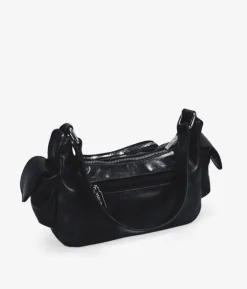 Bosanova Sacs Porté Épaule | Petits Sacs | Sac bandoulière noir avec poches