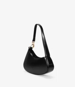 Bosanova Petits Sacs | Sacs Porté Épaule | Sac bandoulière noir avec anneaux en métal