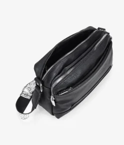 Bosanova Sacs À Bandoulière | Petits Sacs | Sac bandoulière noir avec poignée ethnique
