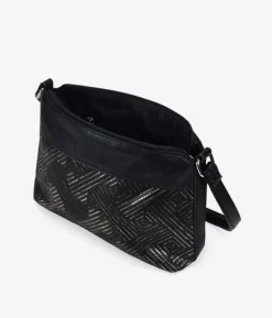 Bosanova Sacs À Bandoulière | Sac bandoulière noir avec fermeture éclair