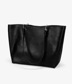 Bosanova Sacs Shopper | Sacs Porté Épaule | Sac bandoulière noir avec clous et poche intérieure