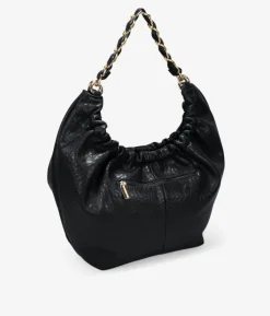 Bosanova Sacs Shopper | Sacs Porté Épaule | Sac bandoulière noir avec chaîne