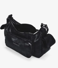 Bosanova Sacs Porté Épaule | Petits Sacs | Sac bandoulière noir avec poches