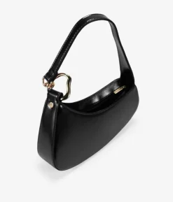 Bosanova Petits Sacs | Sacs Porté Épaule | Sac bandoulière noir avec anneaux en métal
