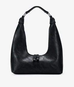 Bosanova Sacs Porté Épaule | Petits Sacs | Sac bandoulière noir effet croco