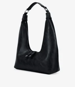 Bosanova Sacs Porté Épaule | Petits Sacs | Sac bandoulière noir effet croco
