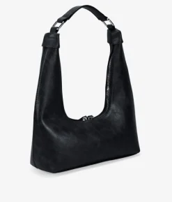 Bosanova Sacs Porté Épaule | Petits Sacs | Sac bandoulière noir effet croco