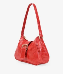 Bosanova Sacs Porté Épaule | Petits Sacs | Sac bandoulière rouge à rabat