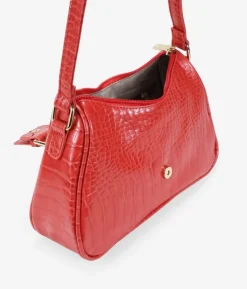 Bosanova Sacs Porté Épaule | Petits Sacs | Sac bandoulière rouge à rabat