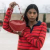 Bosanova Sacs À Bandoulière | Sacs Porté Épaule | Sac bandoulière rouge avec anse en anneau
