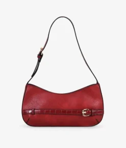 Bosanova Sacs Porté Épaule | Petits Sacs | Sac bandoulière rouge avec fermeture éclair