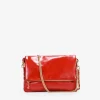 Bosanova Sacs À Bandoulière | Sacs Porté Épaule | Sac bandoulière rouge avec rabat et chaîne